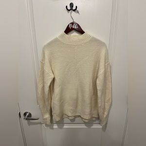 Cream Amazon Turtle Neck Sweater